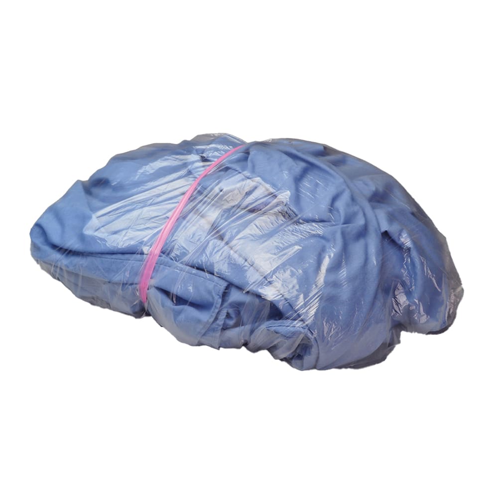 909-WSB2839 Water Soluble Bag w/ Tie Tape Closure - 28"W x 39"L, Clear