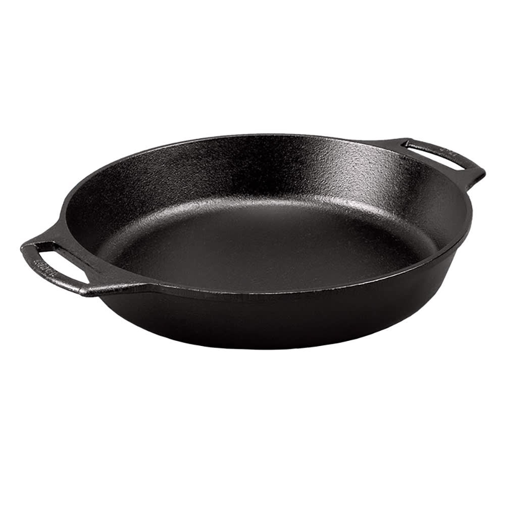 261-BW10BSK 10 1/4" Round Cast Iron Baker's Skillet w/ Handles