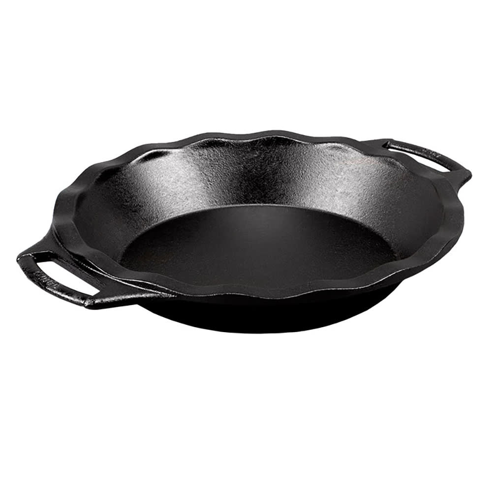 261-BW9PIE 9 1/2" Round Cast Iron Pie Pan w/ Handles