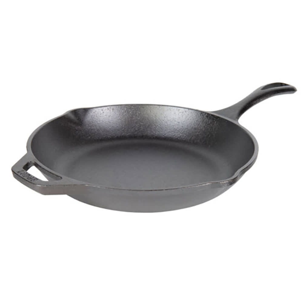 261-LC10SK 10" Round Seasoned Cast Iron Skillet w/ Handles
