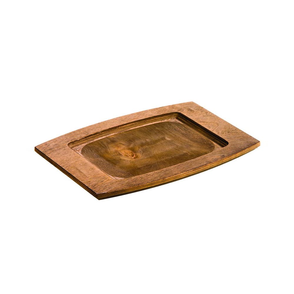 261-UCPU Rectangular Wood Underliner, Walnut Stain