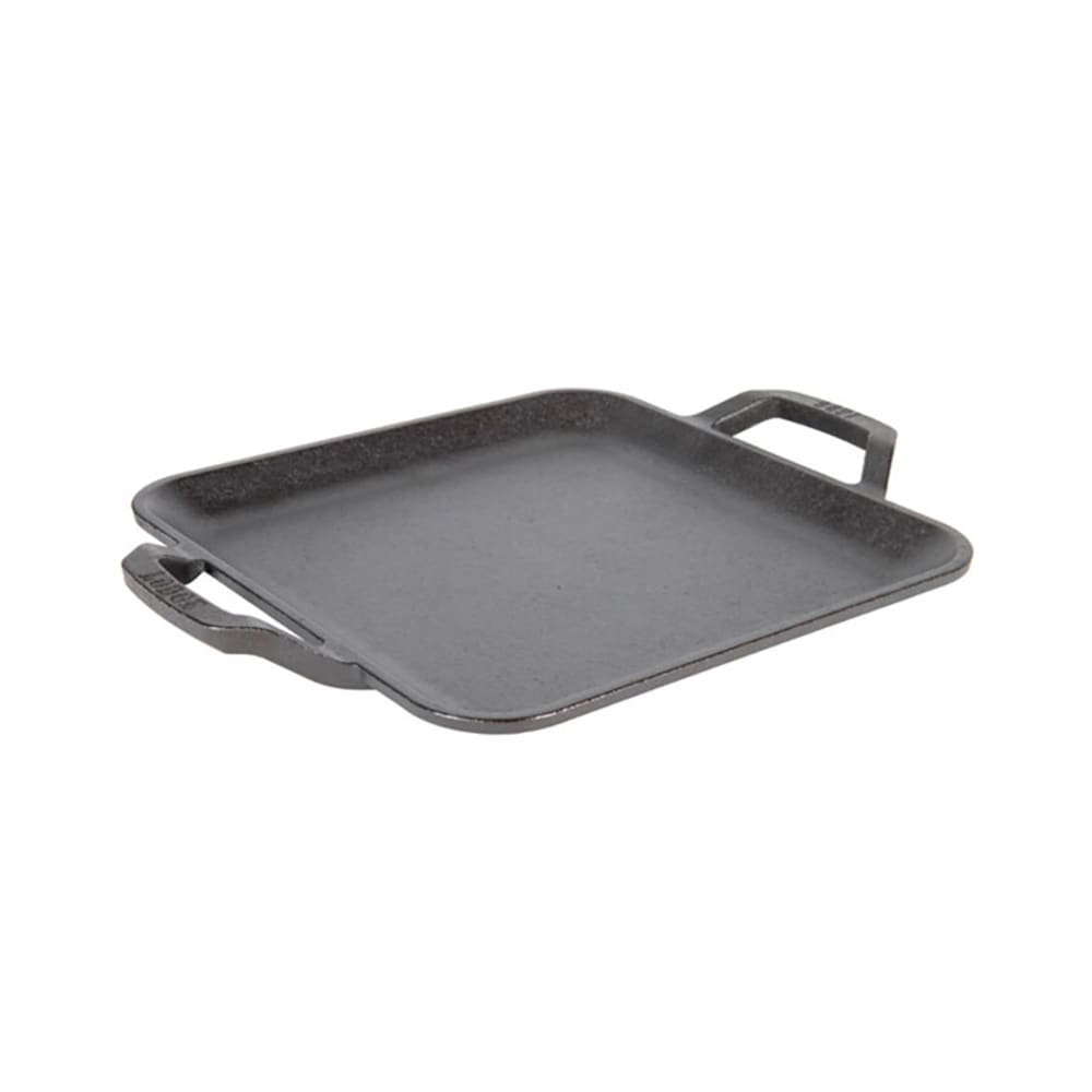 Lodge 11 inch Seasoned Cast Iron Square Griddle - Thumbnail 5