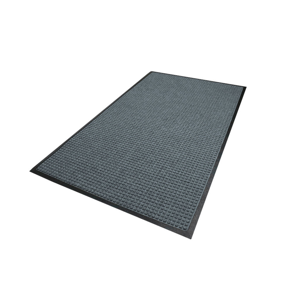 180-20023154 Waterhog Squares Classic Entrance Mat w/ Smooth Backing, 2' x 3', Charcoal
