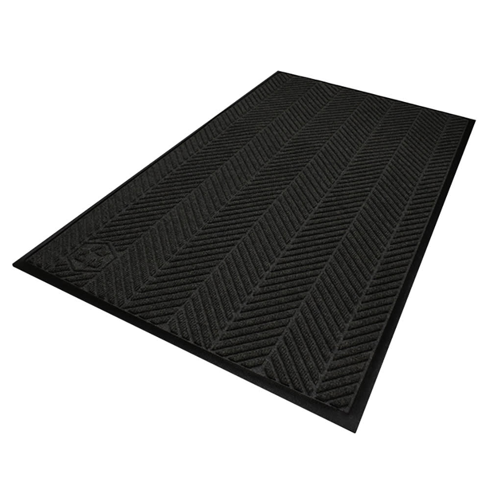 180-224146170 Waterhog Max Herringbone Classic Fashion Entrance Mat w/ Smooth Backing, 4' x...