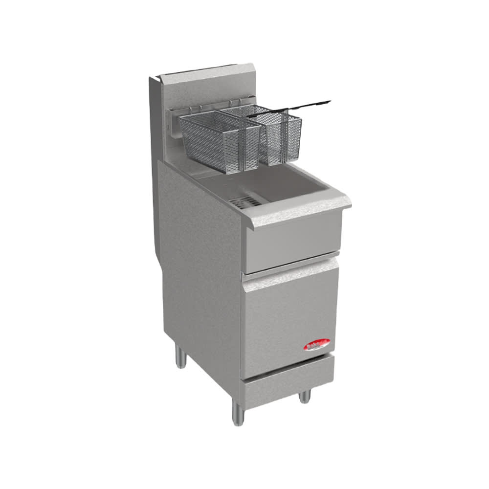 012-BAKEL70 Gas Fryer - (1) 70 lb Vat, Floor Model, Liquid Propane