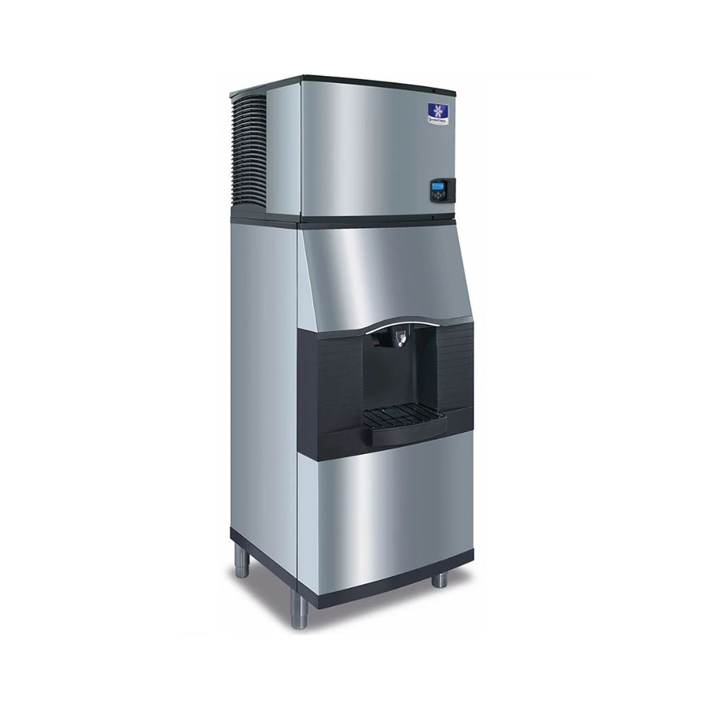 399-IDT0750WSPA310 605 lb Full Cube Ice Machine w/ Ice Dispenser - 180 lb Storage, Bucket Fill, 2...