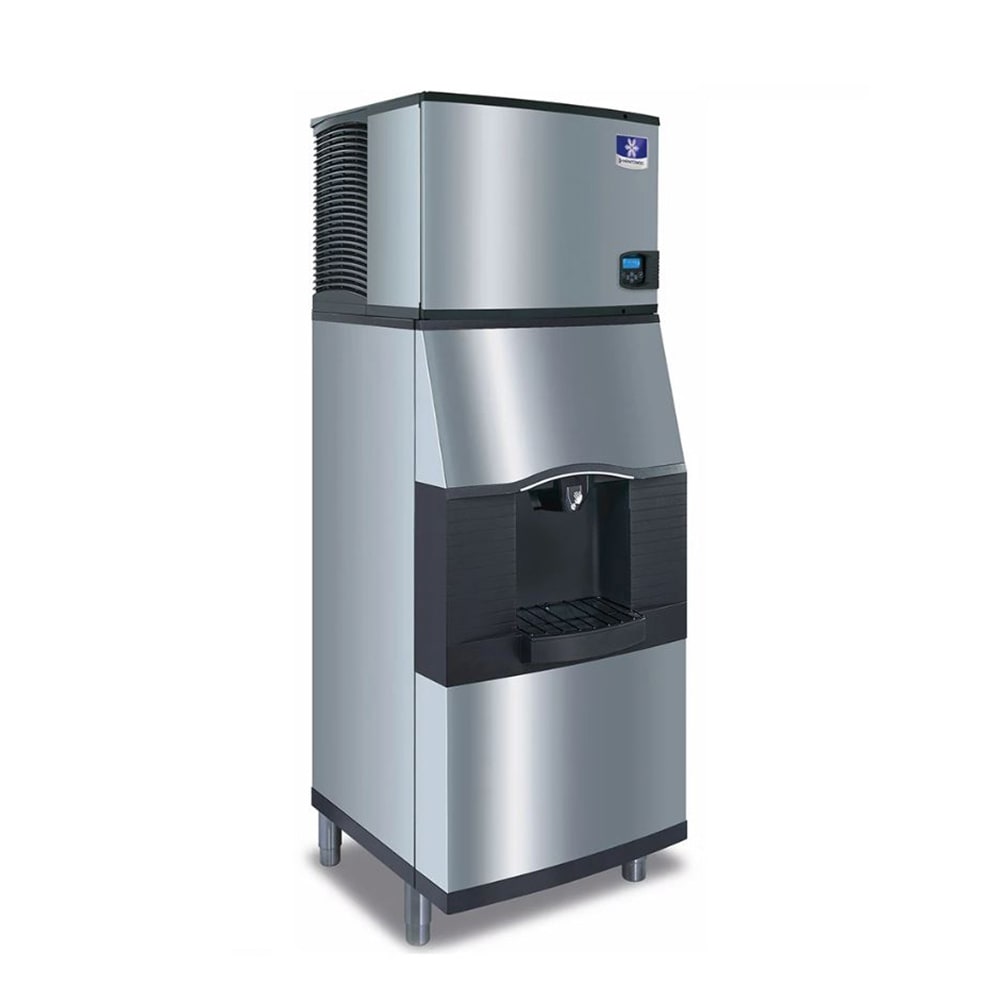 399-IDT0900WSFA291 780 lb Full Cube Ice Machine w/ Ice Dispenser - 180 lb Storage, Bucket Fill, 2...