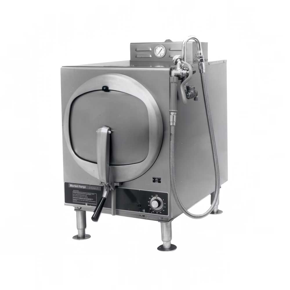 301-SBSTE (6) Pan Pressure Steamer - Countertop, 440v/3ph