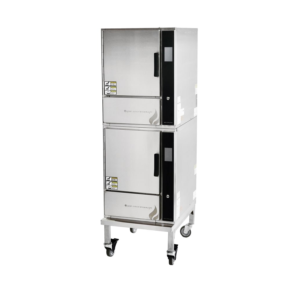 167-2GSSPBL5GSLP (10) Pan Convection Steamer - Stand, Liquid Propane