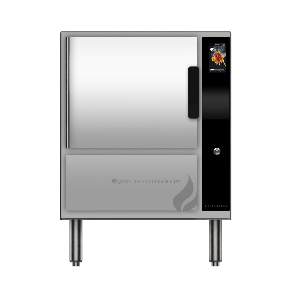 167-GSSPBL3GNG (3) Pan Convection Steamer - Countertop, Natural Gas