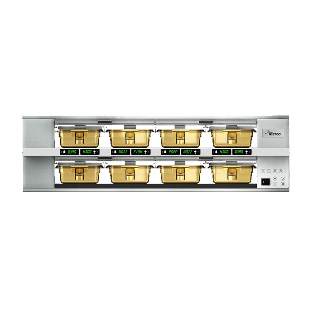 134-MHG24SAB2N 36.5"W Freestanding Warming Unit w/ (2) 18" Compartments, 208-230v/1ph