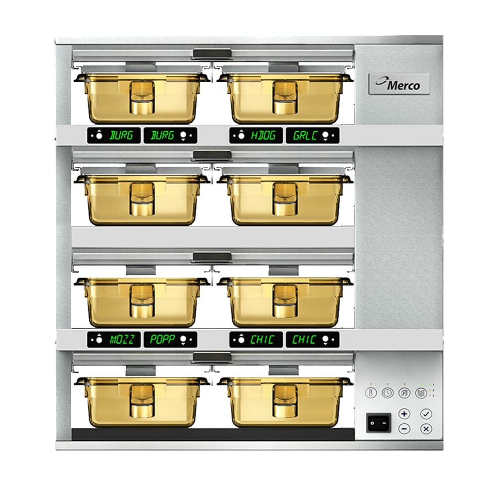 134-MHG42SAB2N 19.2"W Freestanding Warming Unit w/ (4) 12" Compartments, 208-230v/1ph