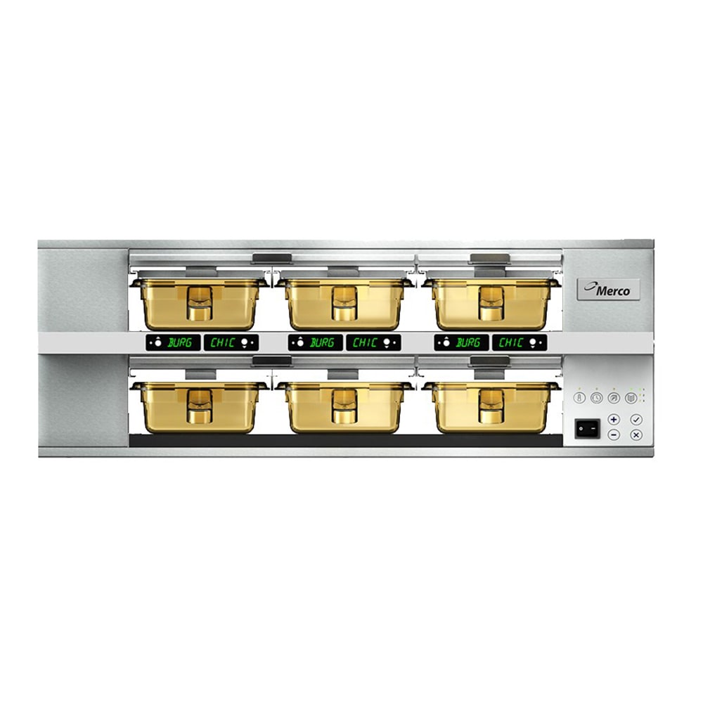 134-MHG23SAB2N 29.7"W Freestanding Warming Unit w/ (2) 18" Compartments, 208-230v/1ph