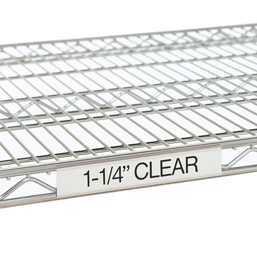 001-9990CL Super Erecta® Label Holder - 3" x 1 1/4", Clear