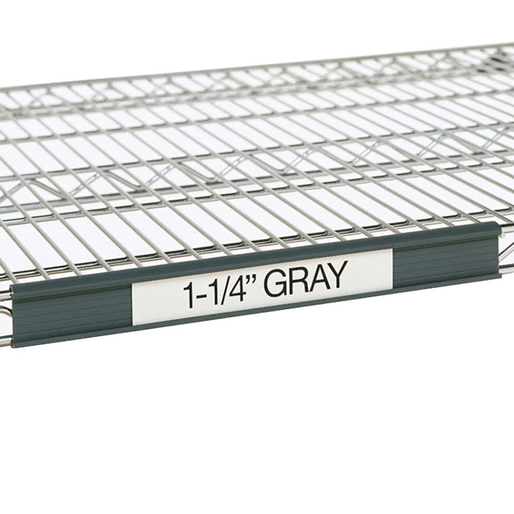 001-9990P1 Super Erecta® Label Holder - 13" x 1 1/4", Gray