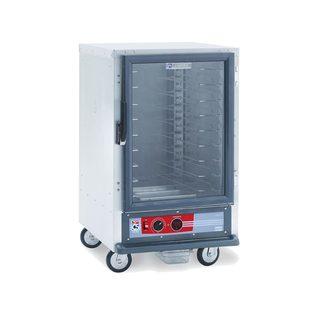 001-C515HFCU 1/2 Height Non-Insulated Mobile Heated Cabinet w/ (8) Pan Capacity, 120v