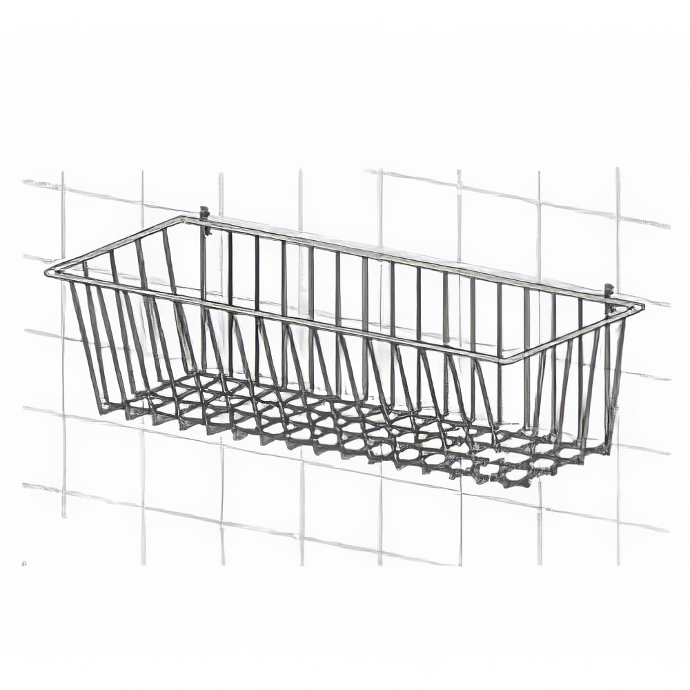 001-H212C Smartwall G3 Storage Basket - 17 3/8" x 7 1/2" x 10", Chrome