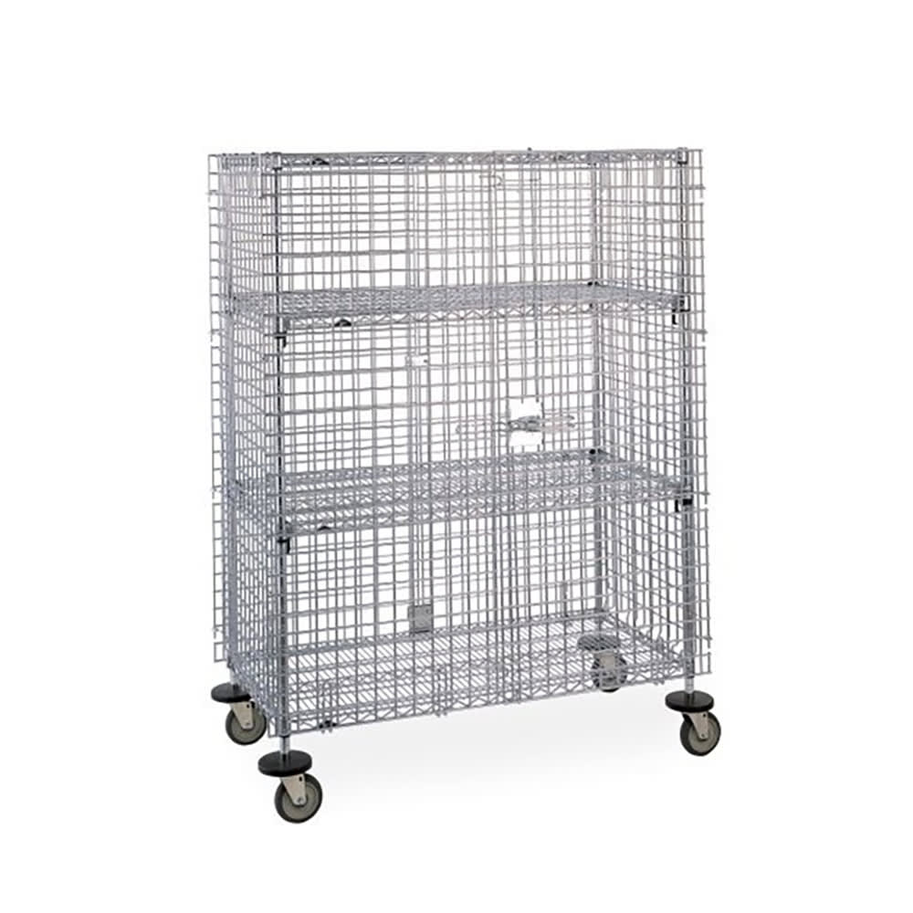 001-SEC55SSD 52 3/4" Mobile Security Cage, 27 1/4"D
