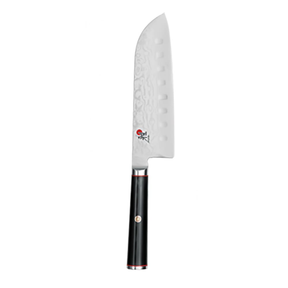 902-34194153 5 1/2" Santoku Knife w/ Black Linen Micarta Handle, Stainless Steel