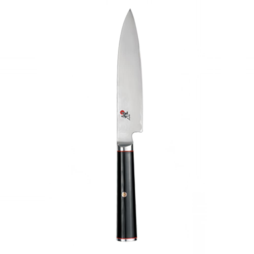 902-34182163 6" Utility Knife w/ Black Linen Micarta Handle, Stainless Steel