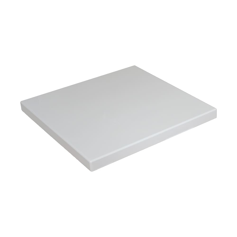 336-ATR3030PW 30" Square Resin Table Top, Pure White