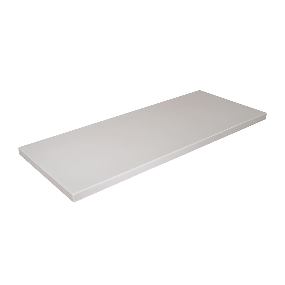 336-ATR3072PW 30" x 72" Rectangular Resin Table Top, Pure White