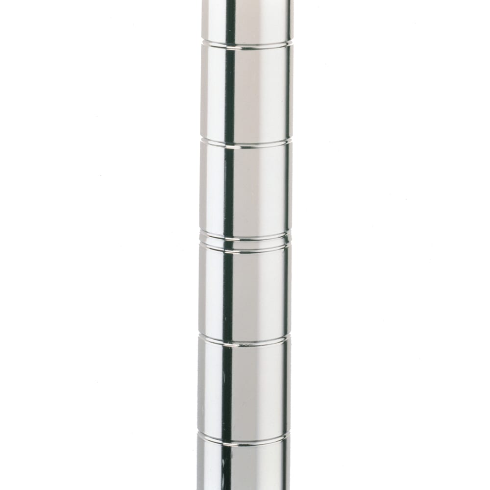 001-13P 14 3/8" Super Erecta® SiteSelect™ Post w/ 1" Groove Increments, Chrome