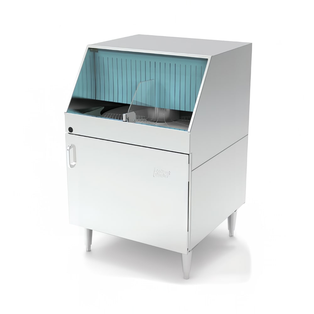 374-DF Low Temp Rotary Undercounter Glass Washer w/ 1200 Glasses/hr Capacity, 208-230v/1ph