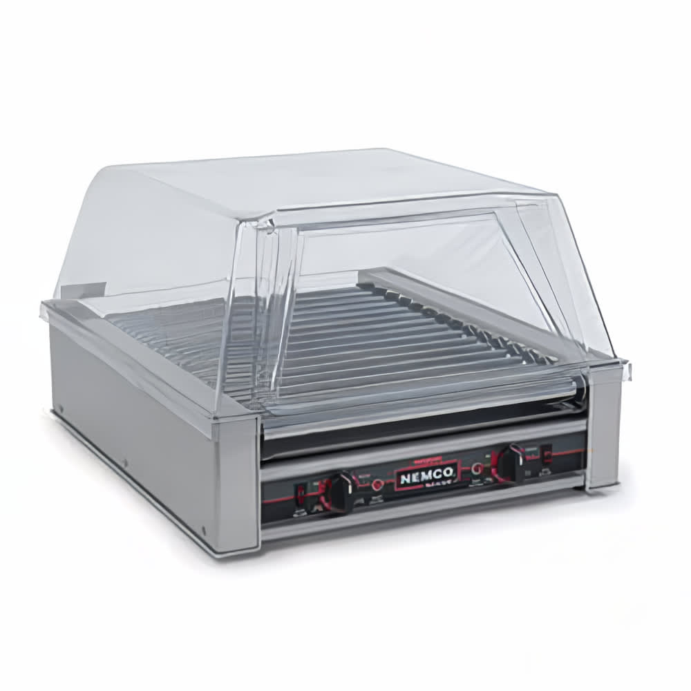 128-8045SXN220 45 Hot Dog Roller Grill w/ Manual Controls - Flat Top, 220v