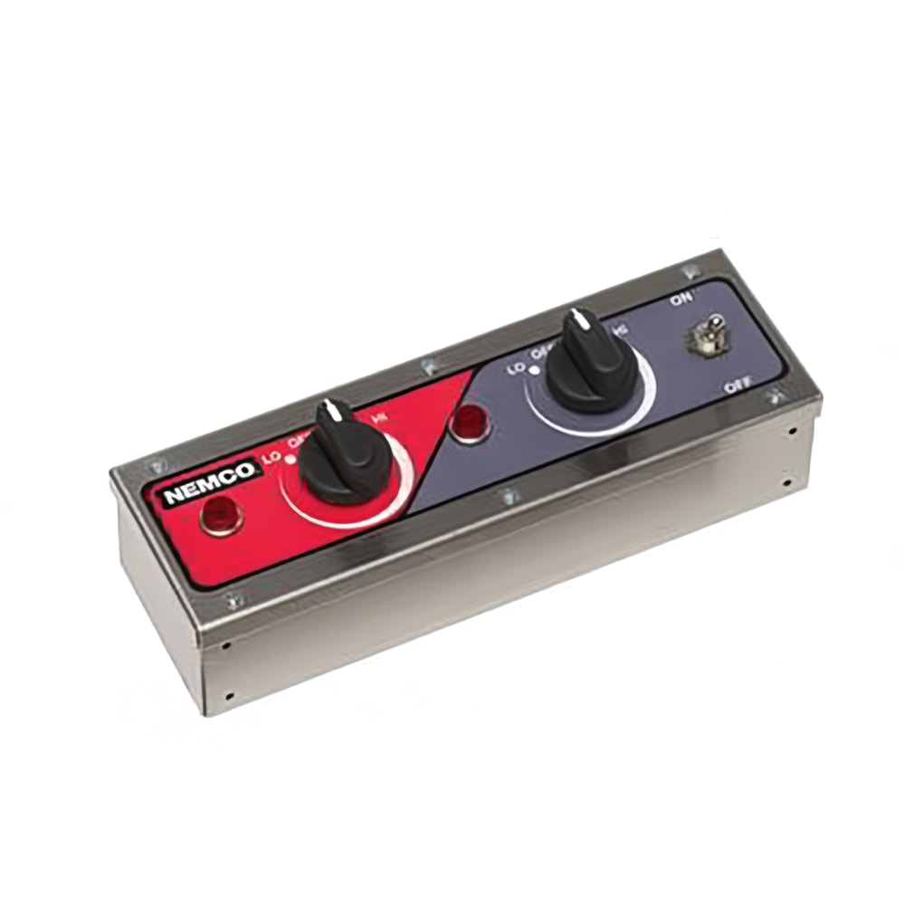 Rem Control Box Nemco 69008-2 Remote Control Box w/ (1) On/Off Power Switch & (2) Pilot ...