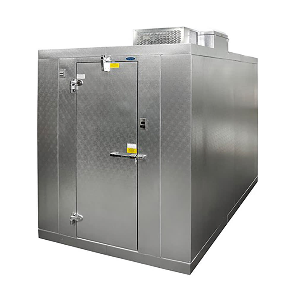 378-KLB741010C 10' x 10' Indoor Walk-In Cooler w/ Top-Mounted Compressor - No Floor