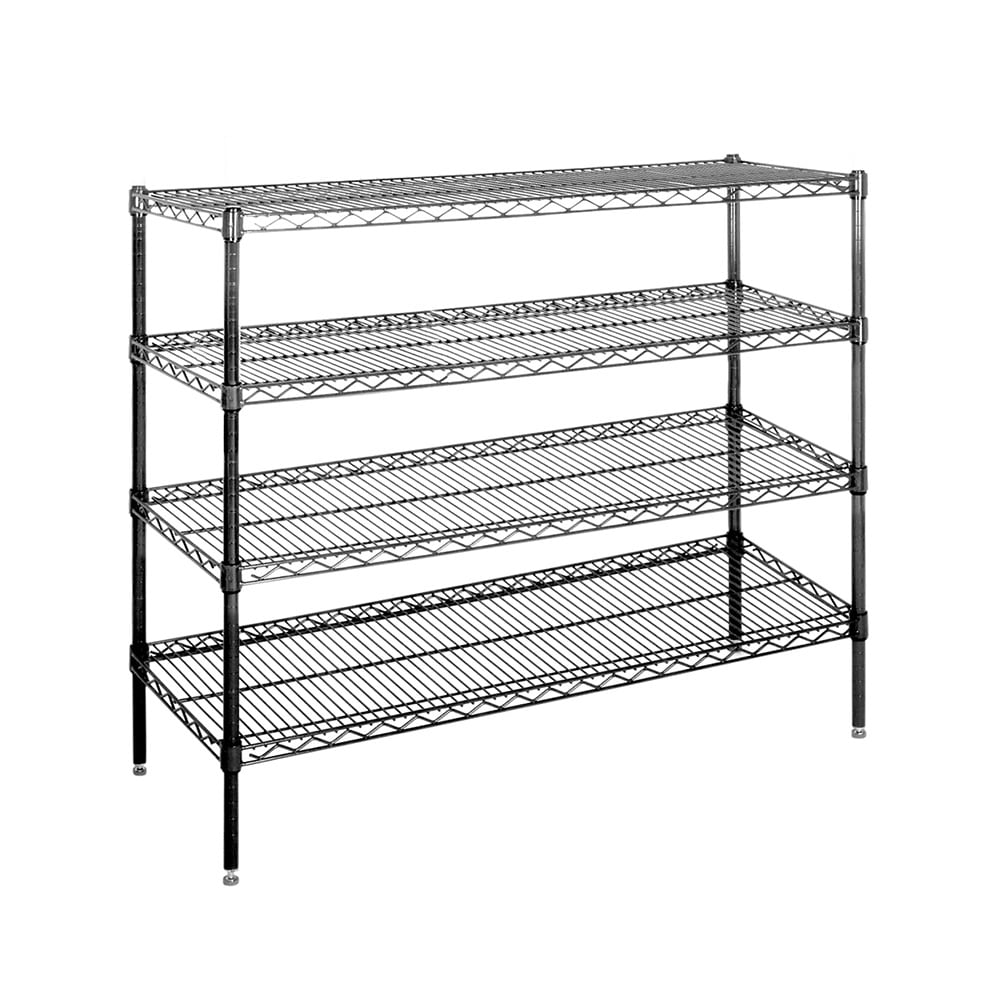 378-SSG664 72" x 120" Heavy-Duty Shelving Unit for Walk-In Coolers/Freezers - (4) Level...