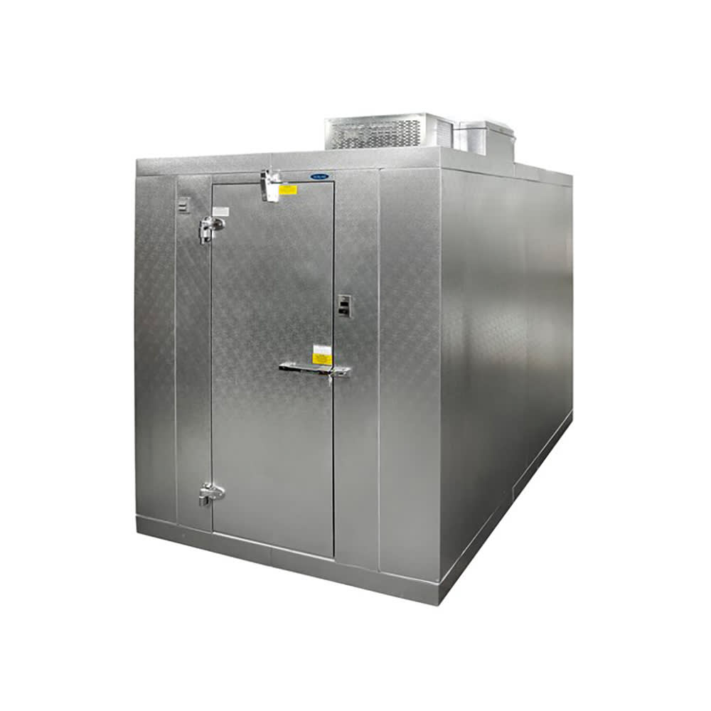 378-KLB87610CR 6' x 10' Indoor Walk-In Cooler w/ Top-Mounted Compressor - Floor