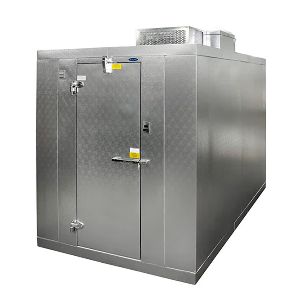 378-KLB612CR 6' x 12' Indoor Walk-In Cooler w/ Top-Mounted Compressor - Floor