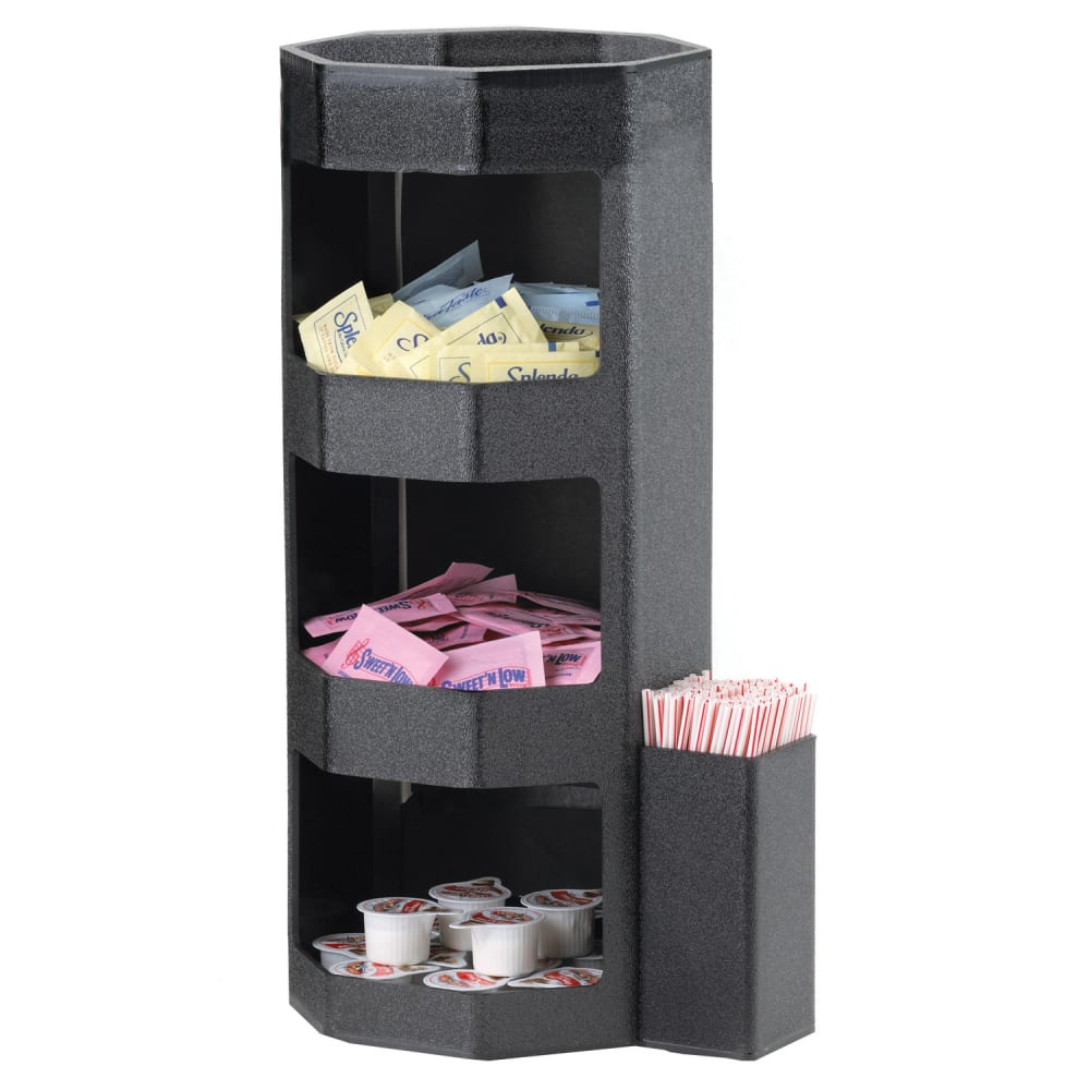 482-OCH7715C Condiment Organizer w/ (4) Bins - Black