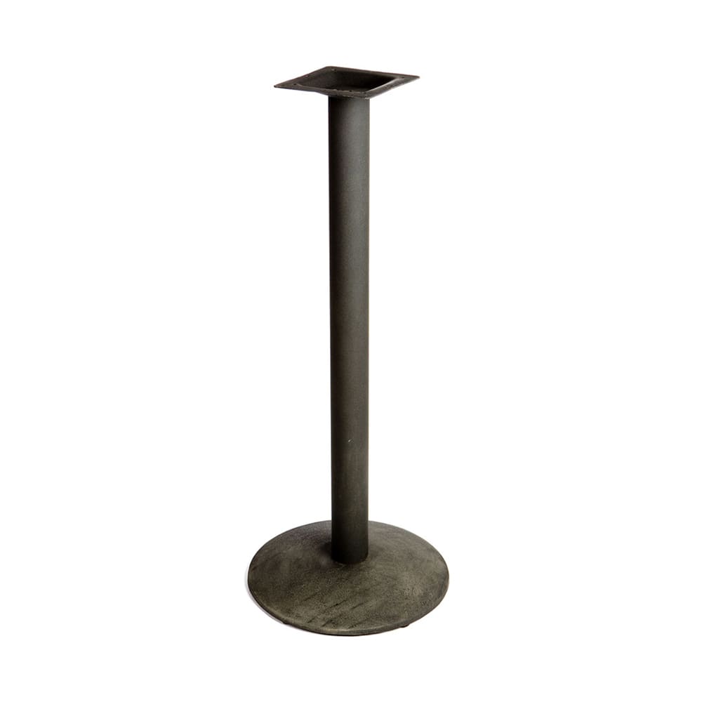 256-B18DISCBAR 18" Round Table Base - Cast Iron, Powder Coated, Black
