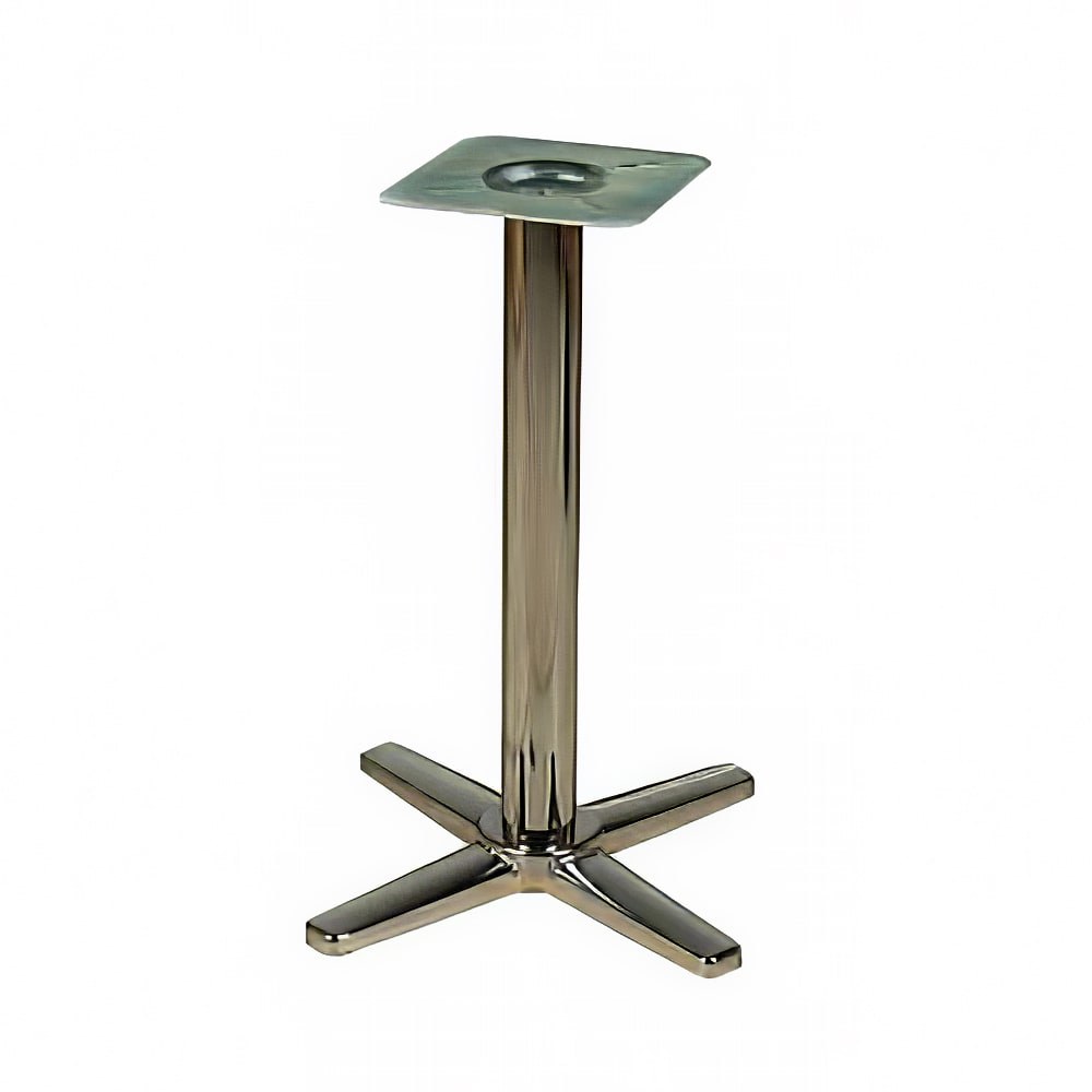 256-B2230CHRSTD Dining Height Table Base w/ 22 x 30" Base Spread, Chrome