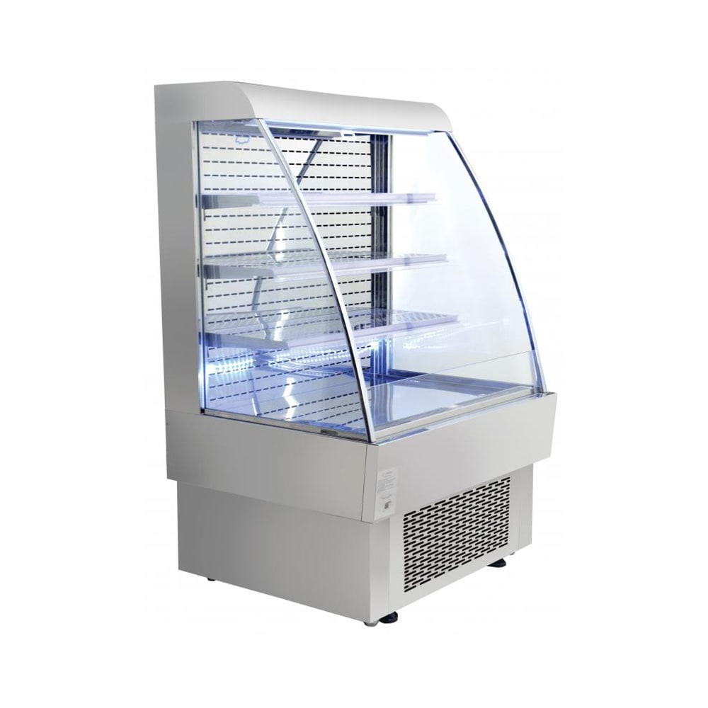 390-40004 39 3/8" Vertical Open Air Cooler w/ (4) Levels, 110v