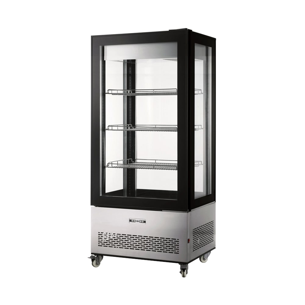 390-44474 33 1/2" Full Service Bakery Display Case w/ Straight Glass - 4 Levels, 110v