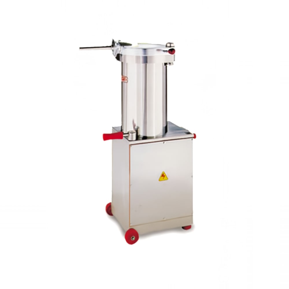 390-46100 65 lb Hydraulic Vertical Sausage Stuffer w/ (3) Funnels, 208/220v