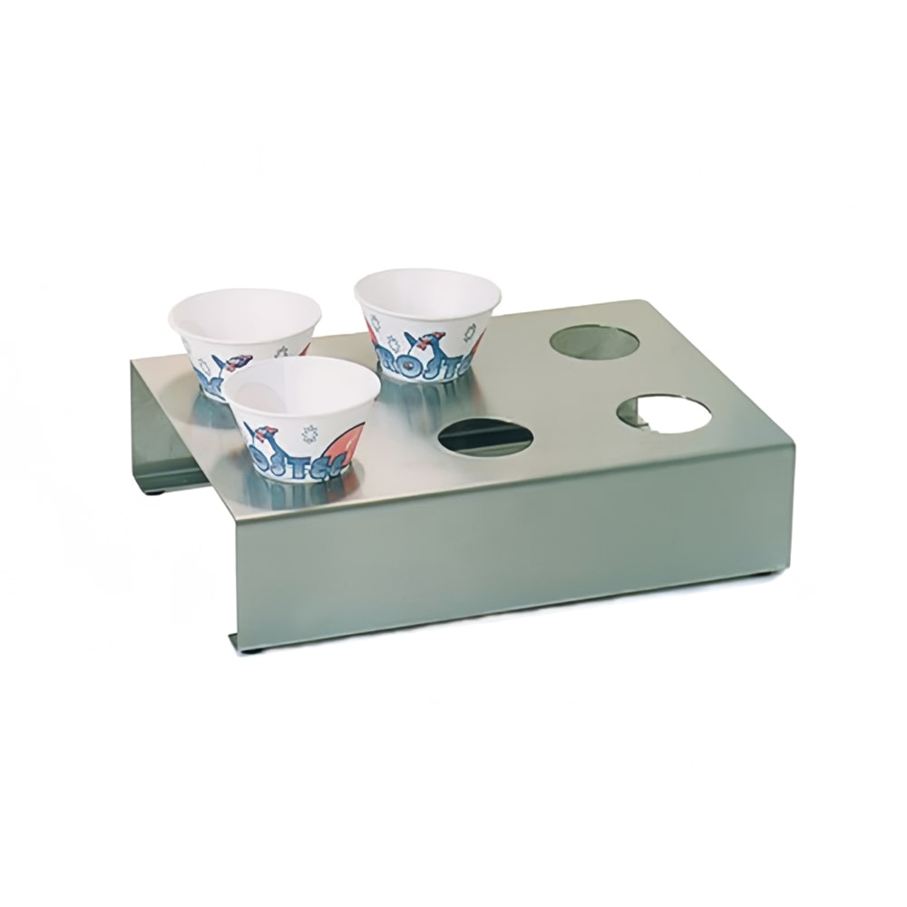 610-6700 Snow Cone Holder w/ (6) Holes, Stainless