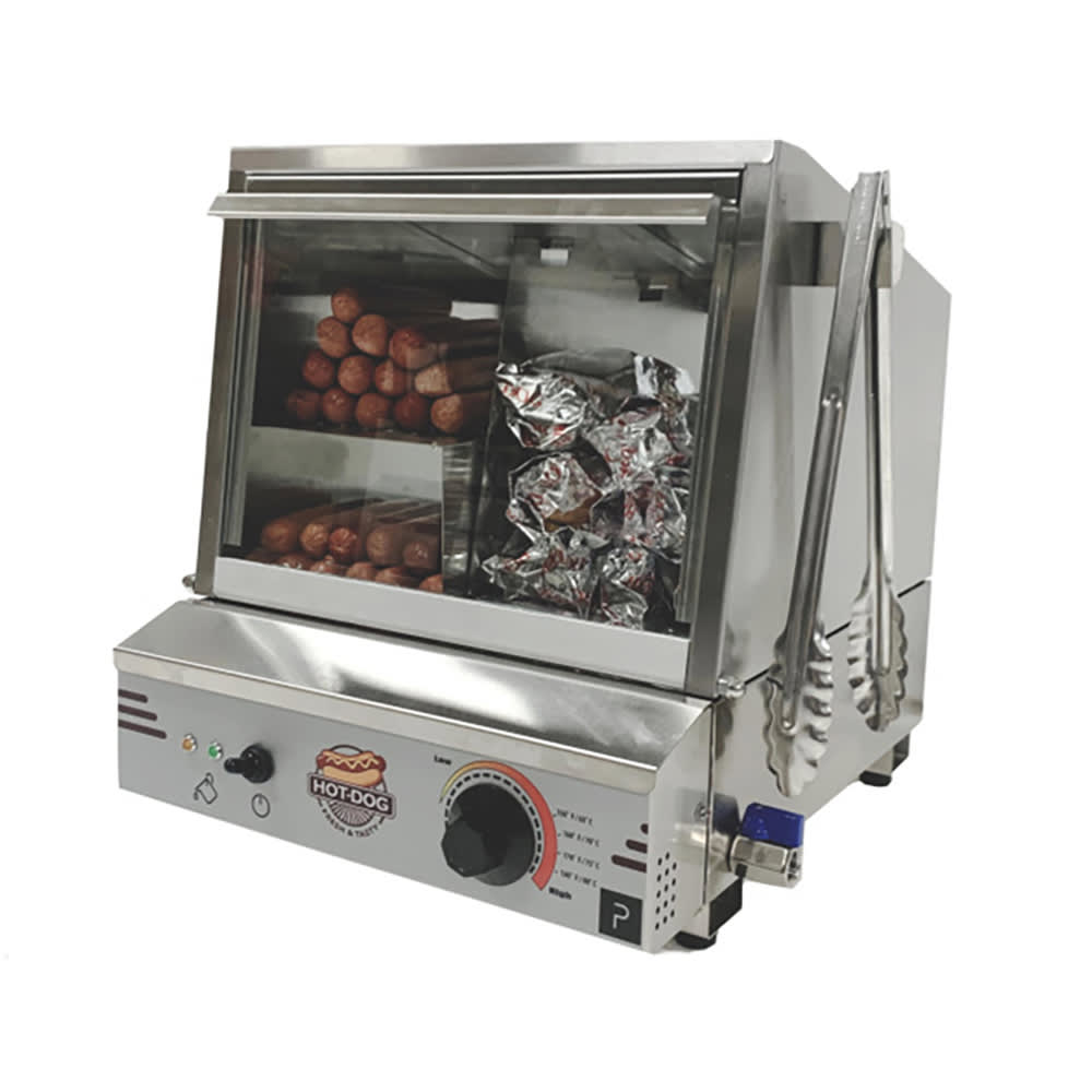 610-8030 Hot Dog Steamer w/ 200 Hot Dog & 42 Bun Capacity, 120v