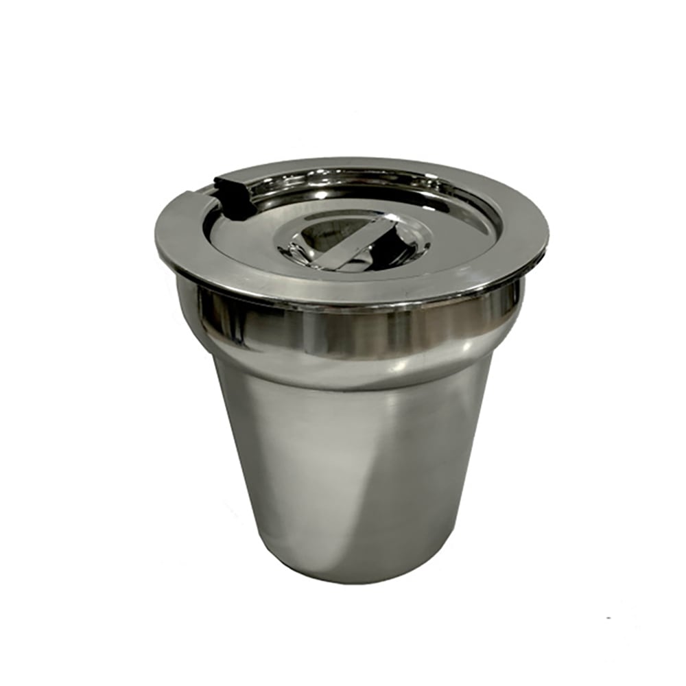 610-598250 3 qt Vegetable Insert Jar & Lid for Ladle Warmers, Stainless