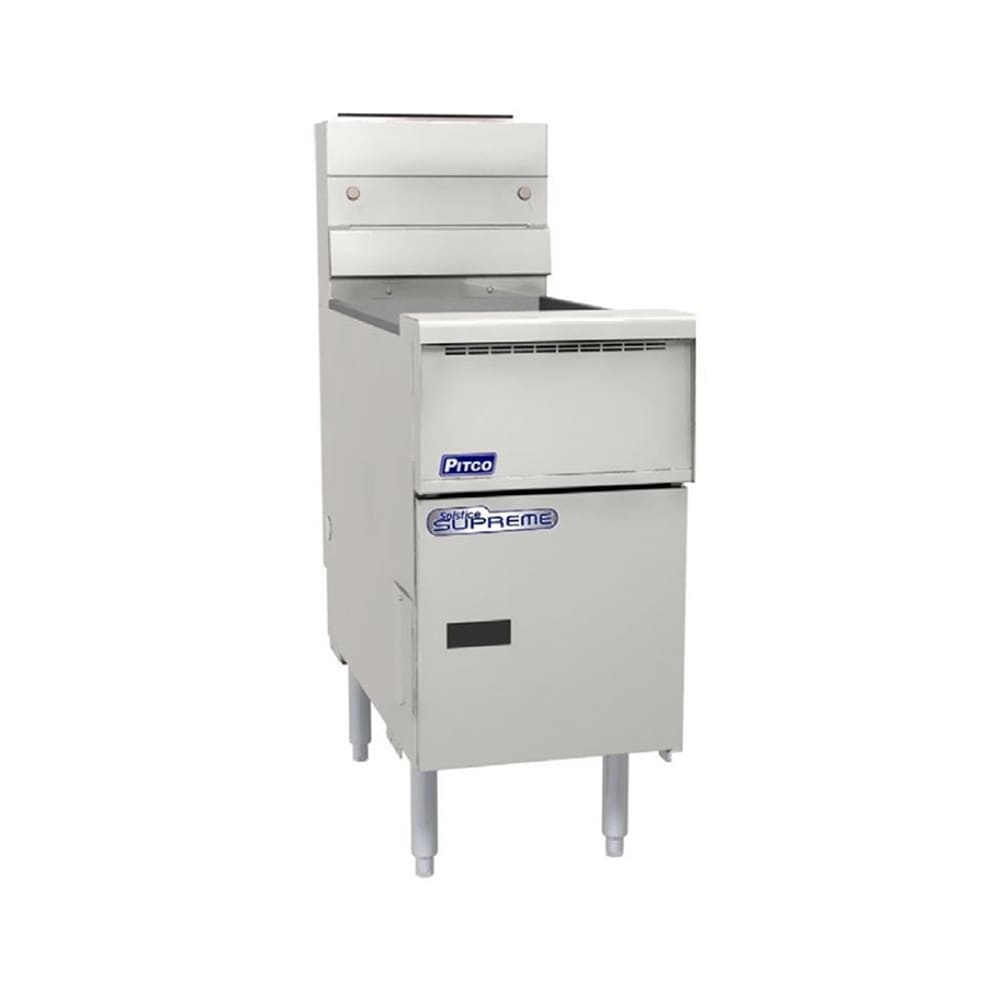 169-SSH55R4FDLP Gas Fryer - (4) 50 lb Vats, Floor Model, LP
