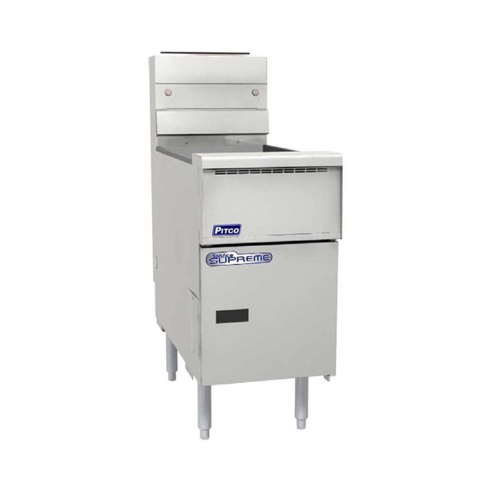 169-SSH552FDNG Gas Fryer - (2) 50 lb Vats, Floor Model, NG