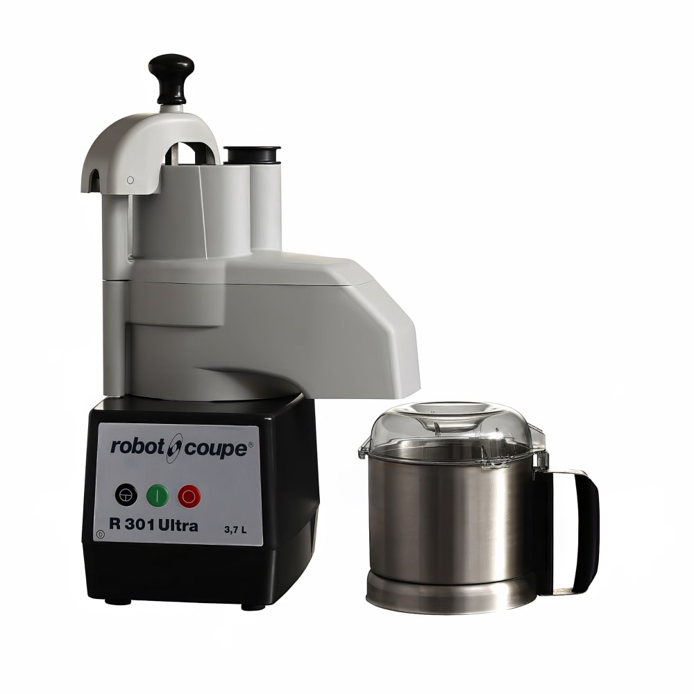 126-R301ULTRA Combination Food Processor w/ 4 qt Stainless Bowl & Single Speed