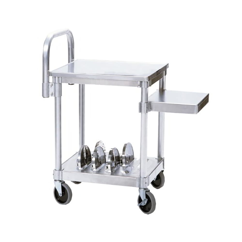 126-R199 18 1/2" x 34 1/4" Mobile Equipment Stand for Blixers, Undershelf
