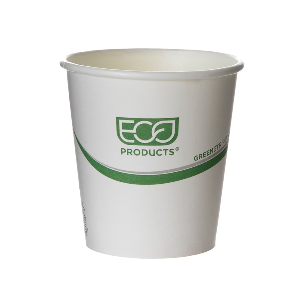 188-EPBHC10GS GreenStripe® 10 oz Disposable Hot Cup - PLA, Printed