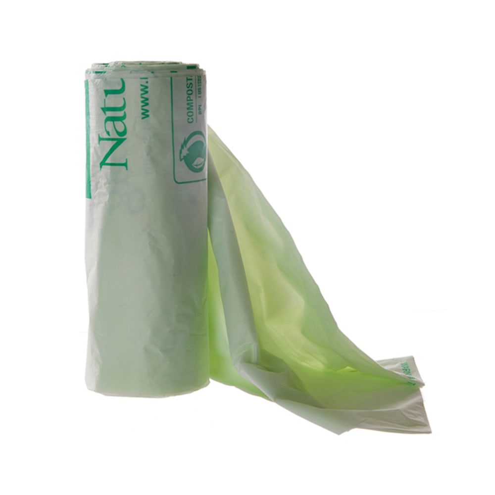 188-EPCB55 48 gal Trash Can Liner Bags - 48"L x 42"W, PBAT, Green