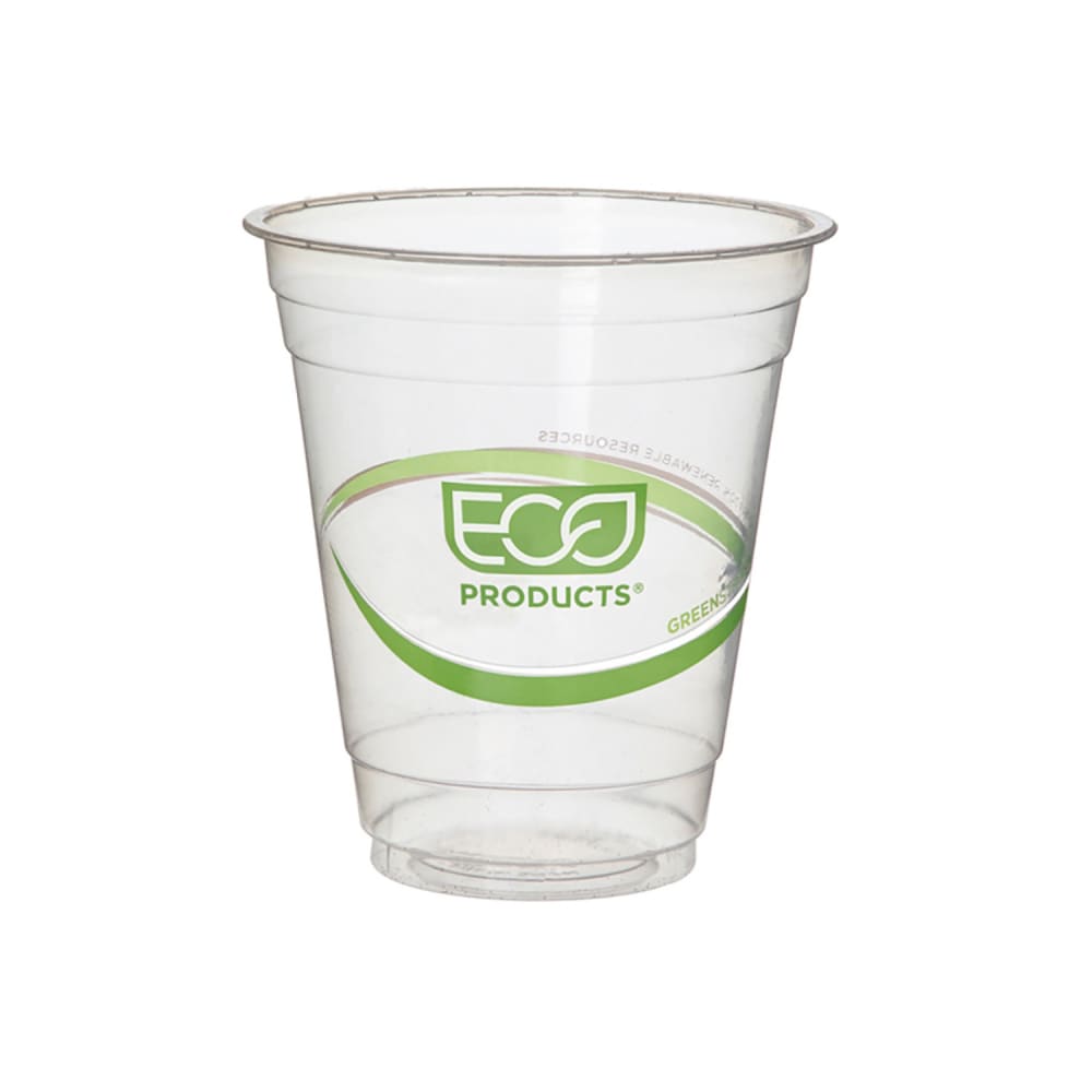 188-EPCC12GS 12 oz GreenStripe® Disposable Cold Cup - PLA, Clear